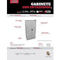Gabinete modular 4 entrepaños 35" serie X Urrea
