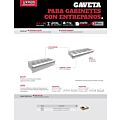 Gaveta para gabinete modular de entrepaños 4" serie X Urrea