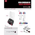 Juego de dados y accesorios cuadro de 1/4" y 3/8" combinado, 63 piezas Urrea