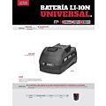 Batería Litio-ion universal, 20 V Urrea