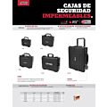 Caja portaherramientas plástica de seguridad impermeable 20" x 16" x 8" Urrea
