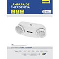 Lámpara de LED comercial recargable, para emergencia 200 lm Surtek