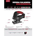Sierra caladora 2-1/2" a batería Litio-ion 20 V Urrea