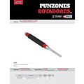 Paq c/6 Punzón botador recto con grip 1/2", 1/4" Urrea
