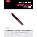 Paq c/6 Cincel corta frío con grip 1", 8-1/4" Urrea