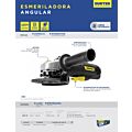 Mini esmeriladora angular 4-1/2" 550 W 11000 RPM Surtek