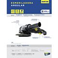 Esmeriladora angular 4-1/2" a 5" 710 W 11500 RPM Surtek
