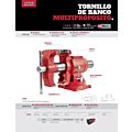 Tornillo de banco 5", multipropósitos Urrea
