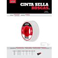Paq c/10 Cinta sella roscas de altas temperaturas 3/4" x 13 m Urrea