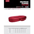 Eslinga de poliéster plana tipo ojo-ojo reforzada 3" x 3 m, 2 capas Urrea