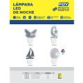Lámpara decorativa de noche LED, RGB 240 V Foy