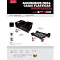 Caja portaherramientas plástica modular con separadores 22" x 14" x 9" Urrea