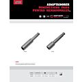 Adaptador magnético para puntas hexagonales de 5/16", hexágono de 5/16" x 2-1/2" Urrea