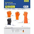 Guantes de carnaza extra largos Surtek