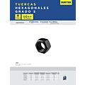 Tuerca hexagonal grado 5, 1/2", 50 piezas Surtek