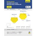 Esquina magnética para soldar multiangular 3", 50 lb Surtek