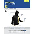 Sudadera con gorro talla G Surtek
