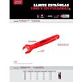 Llave española 1000 V en pulgadas, 5/8" Urrea