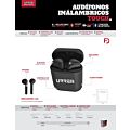 Audífonos inalámbricos touch 300 mAh Urrea