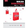 Paq c/50 Paquete de bolsas ecológicas reutilizables 40 x 50 x 14 cm, 50 piezas Urrea