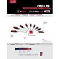 Juego de destornilladores con mango trimaterial y accesorios, 12 piezas Urrea