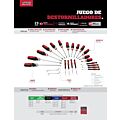 Juego de destornilladores con mango trimaterial y accesorios, 23 piezas Urrea