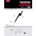 Polipasto manual de palanca 3 ton, 1.5 m Urrea