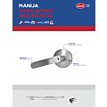 Manija recta para barra antipánico Lock