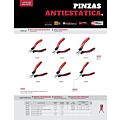 Pinza para electrónica con mango antiestático corte diagonal de 4-1/2" punta delgada Urrea