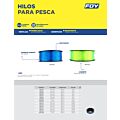 Hilo para pesca calibre 0.3 mm color verde Foy