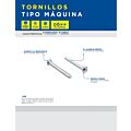 Tornillo tipo máquina cabeza redonda 1/4" x 2-1/2", 50 piezas Surtek