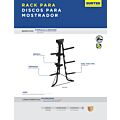Rack despachador de mostrador para discos abrasivos 47 x 26 x 23 cm Surtek