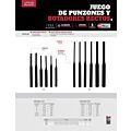 Juego de punzones, botadores rectos, 6 piezas Urrea