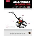 Allanadora a gasolina con motor de 4 tiempos 5.5 HP Urrea
