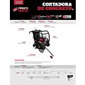Cortadora de concreto a gasolina con motor de 4 tiempos 13 HP Urrea