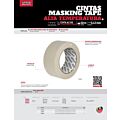 Cinta masking tape para alta temperatura para enmascarar 48 mm x 50 m Urrea