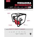 Vibradora de concreto a gasolina con motor de 4 tiempo 5.5 HP Urrea