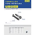 Tornillo tipo máquina rosca parcial 7/16" x 1", 60 piezas Surtek