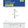 Clavo tipo alfiler con cabeza 1", 1 kg Surtek