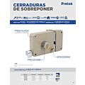 Cerradura de sobreponer estándar, derecha Prolok