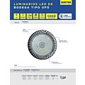 Luminario de LED para bodega tipo UFO 200 W, luz fría Surtek