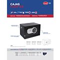 Caja fuerte metálica mediana 35 cm Lock