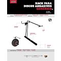 Rack para discos abrasivos, genérico Urrea