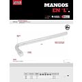 Mango en L para dado cuadro de 3/4", 16" Urrea