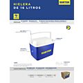 Hielera de 20 Lt, 38 x 27.5 x 34.5 cm Surtek