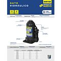 Gato hidráulico de botella, 16 ton Surtek