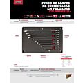 Juego de llaves combinadas pulido espejo extra largas enpulgadas, 12 puntas, 11 piezas Urrea