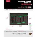 Juego de llaves hexagonales tipo "T", Torx, 9 piezas Urrea