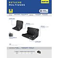 Estuche multiusos de lona 25 cm x 21 cm x 5 cm Surtek