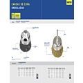 Carda copa ondulada alambre delgado 4" x 0.35 mm con rosca M14 Surtek